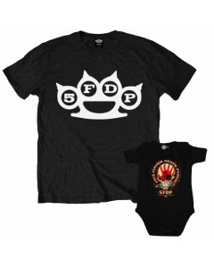 Duo-rocksæt | Five Finger Death Punch Far T-Shirt & babybody